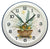 Terrastudio Wall Clock 29 cm Ø Ceramic • Hand-painted • Unique Floral Motif