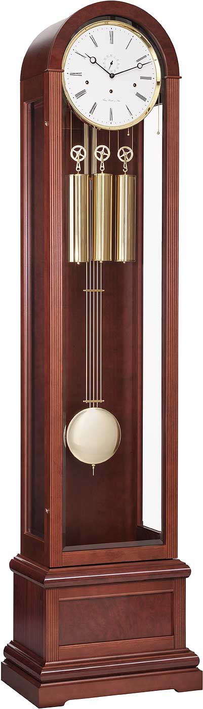 Hermle Grandfather Clock 193x52x32 cm Wood • Westminster Chime • Bevelled Glass