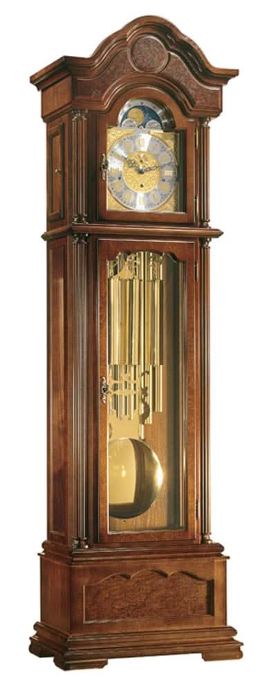 Hermle Grandfather Clock 206x61x33 cm Wood • Mechanical 8-day movement • Triple chimes