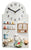 Terrastudio Wall Clock 31x18 cm Ceramic • Nostalgic Design • Precise Quartz Movement