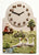 Terrastudio Wall Clock 35x23 cm Ceramic • Handmade • Made in Germany