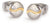 Titanium Stud Earrings with 2 Brilliant-Cut Diamonds - Boccia Jewelry Model: 05028-04