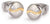 Titanium Stud Earrings with 2 Brilliant-Cut Diamonds - Boccia Jewelry Model: 05028-04