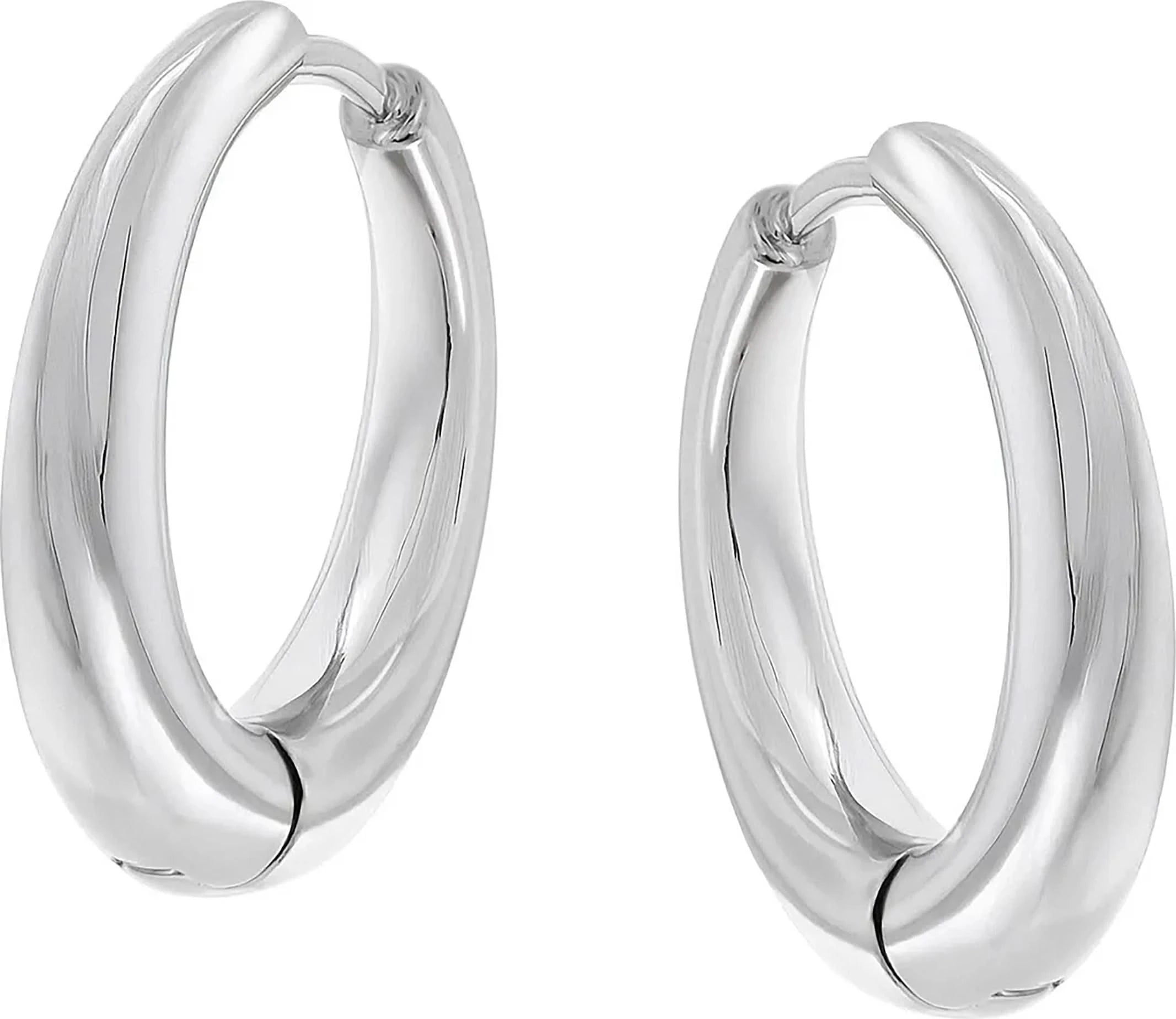 Titanium Hoop Earrings - Boccia Jewelry Model: 05100-01