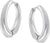 Titanium Hoop Earrings - Boccia Jewelry Model: 05100-01