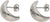 Titanium stud earrings, moon-shaped - Boccia Jewelry Model: 05101-01