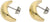 Titanium stud earrings, moon-shaped - Boccia Jewelry Model: 05101-02