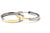 Partially gold-plated earrings - Boccia Jewelry Model: 0517-02