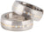 Titanium Creole Earrings with 6 Brilliant-Cut Diamonds - Boccia Jewelry Model: 0539-10