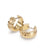 Boccia Titanium 0560-05 Hoop Earrings Yellow Gold • Pure Titanium Yellow Gold-Plated • Lightweight and Hypoallergenic