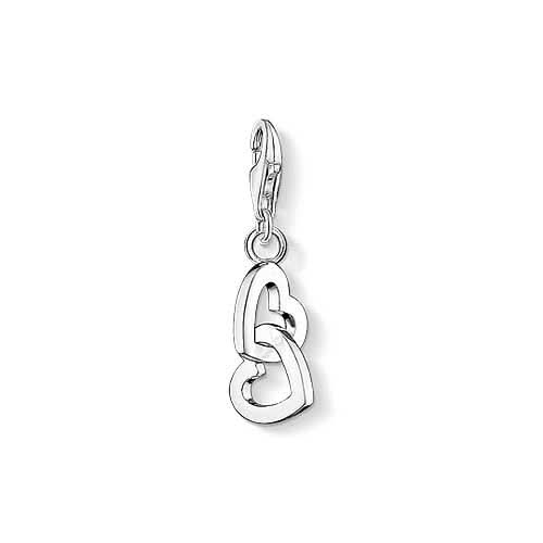 Charm Pendant Hearts - 925 Sterling Silver