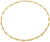 Collar necklace made of pure titanium, gold-plated - Boccia Jewelry Model: 08045-03