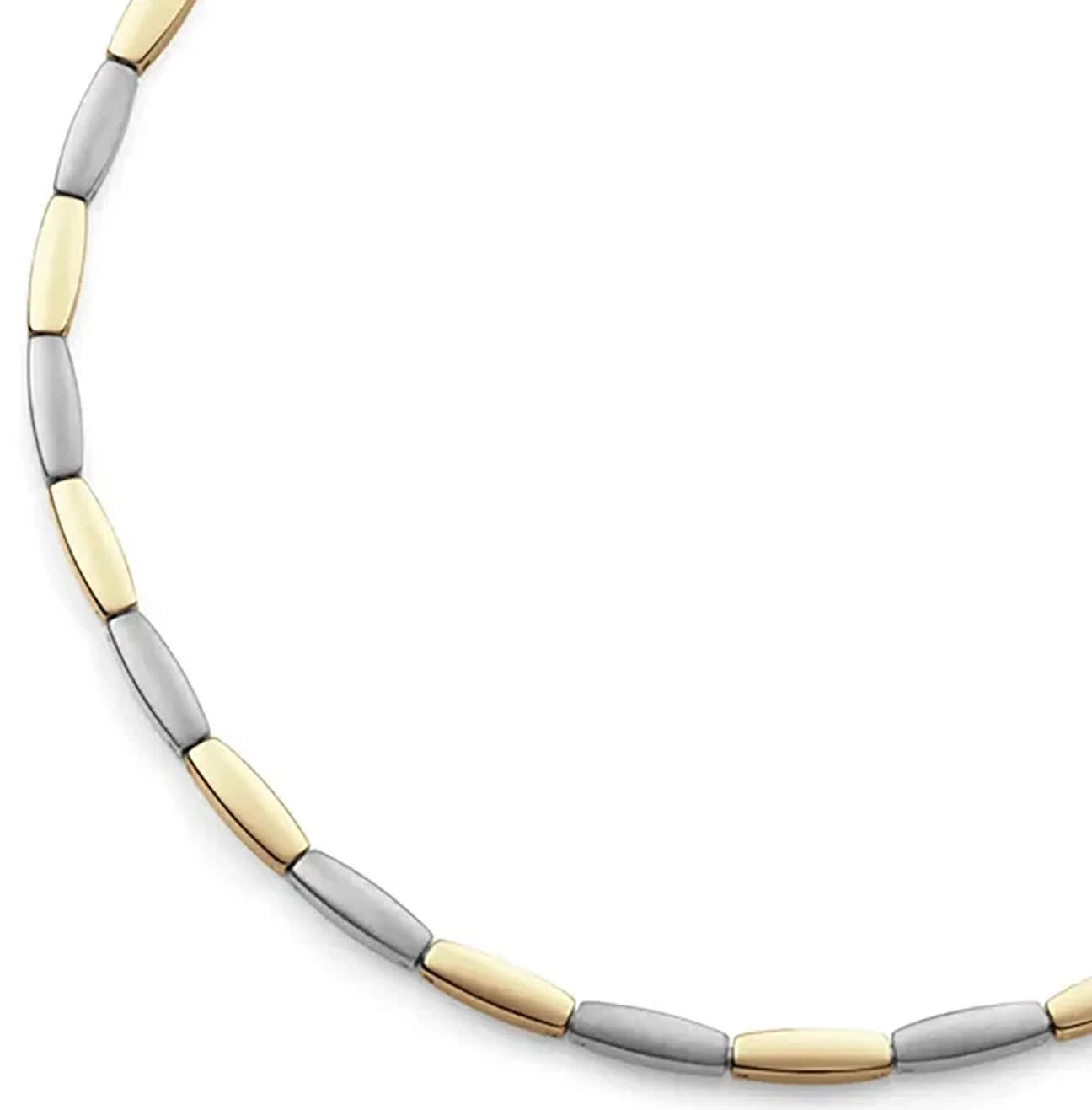 Necklace collier made of titanium, bicolor - Boccia Jewelry Model: 08082-02