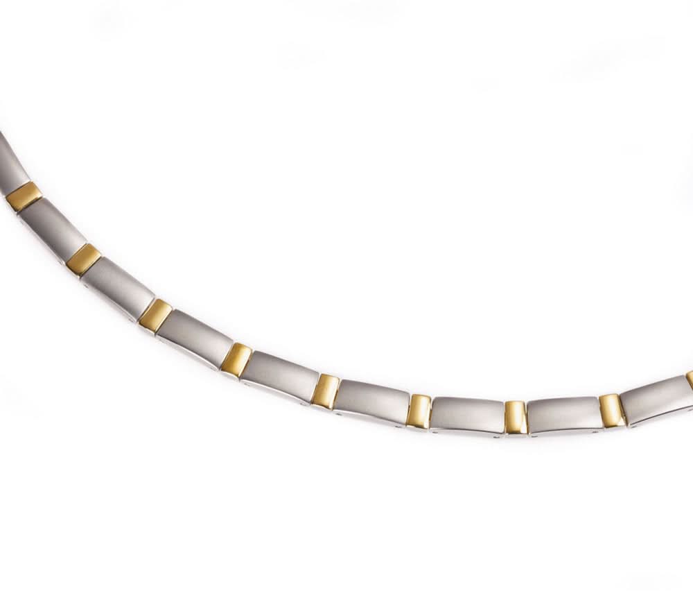 Collier Pure Titanium Gold-Plated - Boccia Jewelry Model: 0845-02