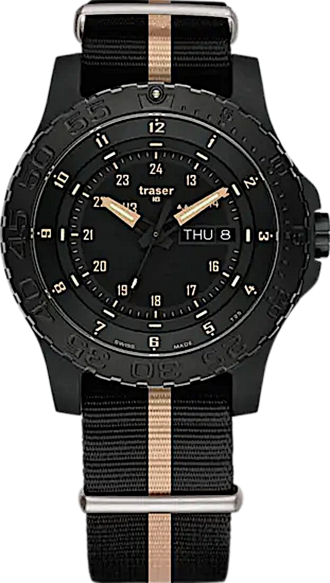 Traser P66 Sand 100232 Men's Watch • Trigalight • Swiss Made