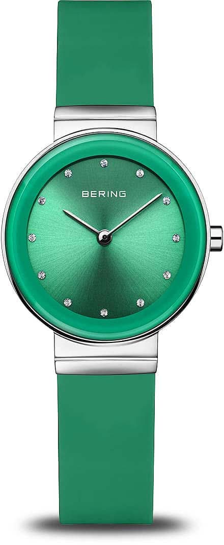 Bering Classic 10129-808 Women's Watch • Scratch-resistant sapphire crystal • Flat design