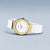 Bering Classic 10129-934 Damenuhr Goldfarben • Saphirglas • Weißes Silikonarmband, Bild 4