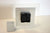 AMS Table Clock 16x19x4 cm Glass • Modern Design • Silent Quartz Movement
