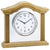 AMS Table Clock 18x19x3.81 cm Solid Wood • Radio-Controlled Movement • Silent