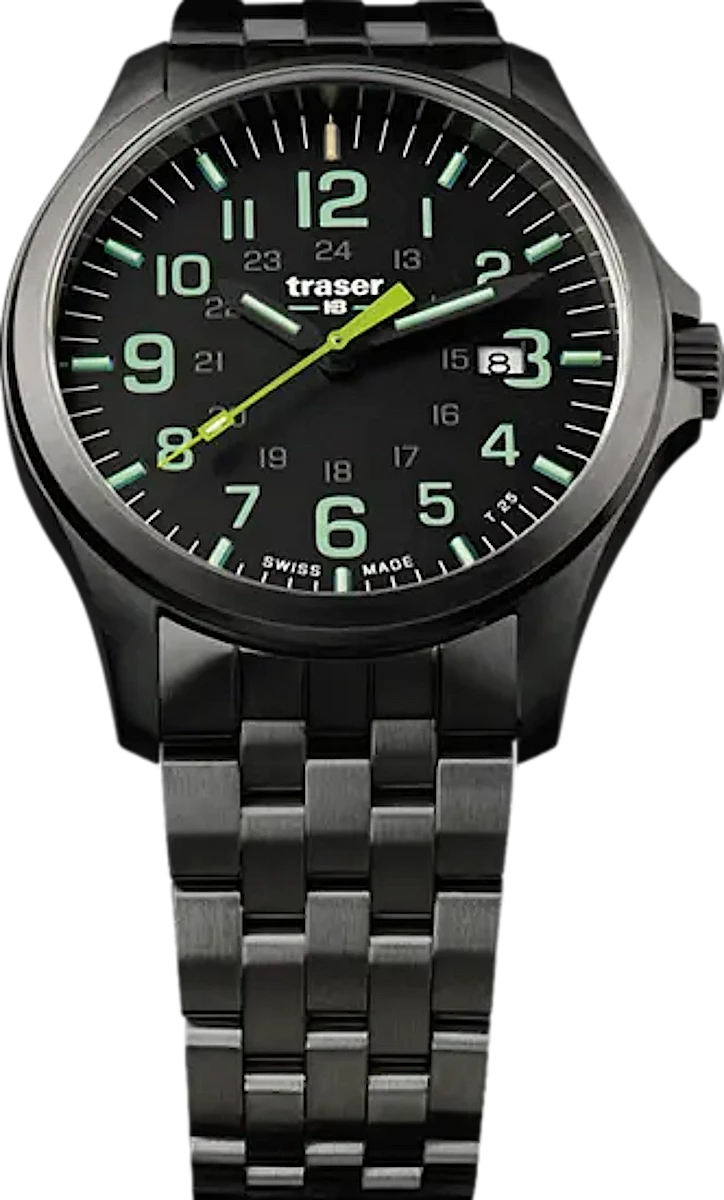 Traser P67 1107869 Men's Watch • Trigalight H3 • Sapphire Crystal