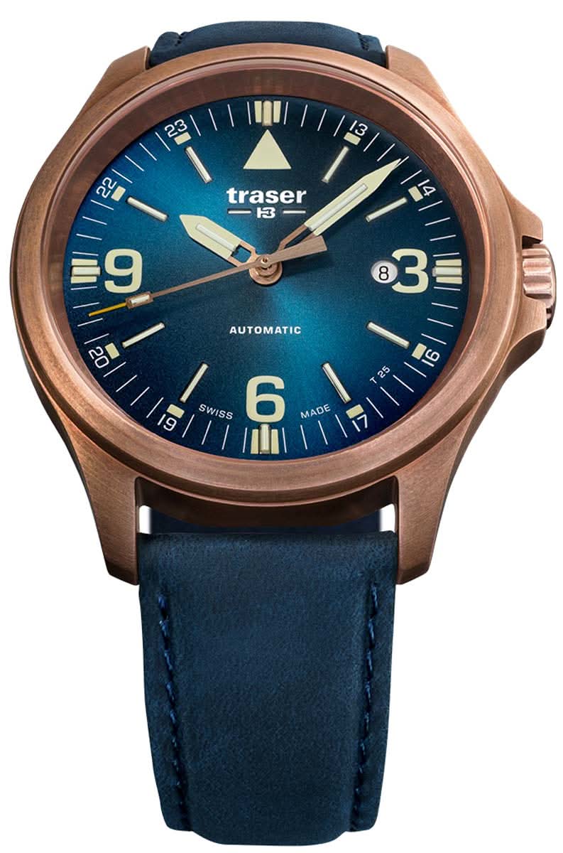 Traser P67 Officer Pro Automatic 108074 Men's Watch • H3 Tritium Luminous Technology • Swiss Made