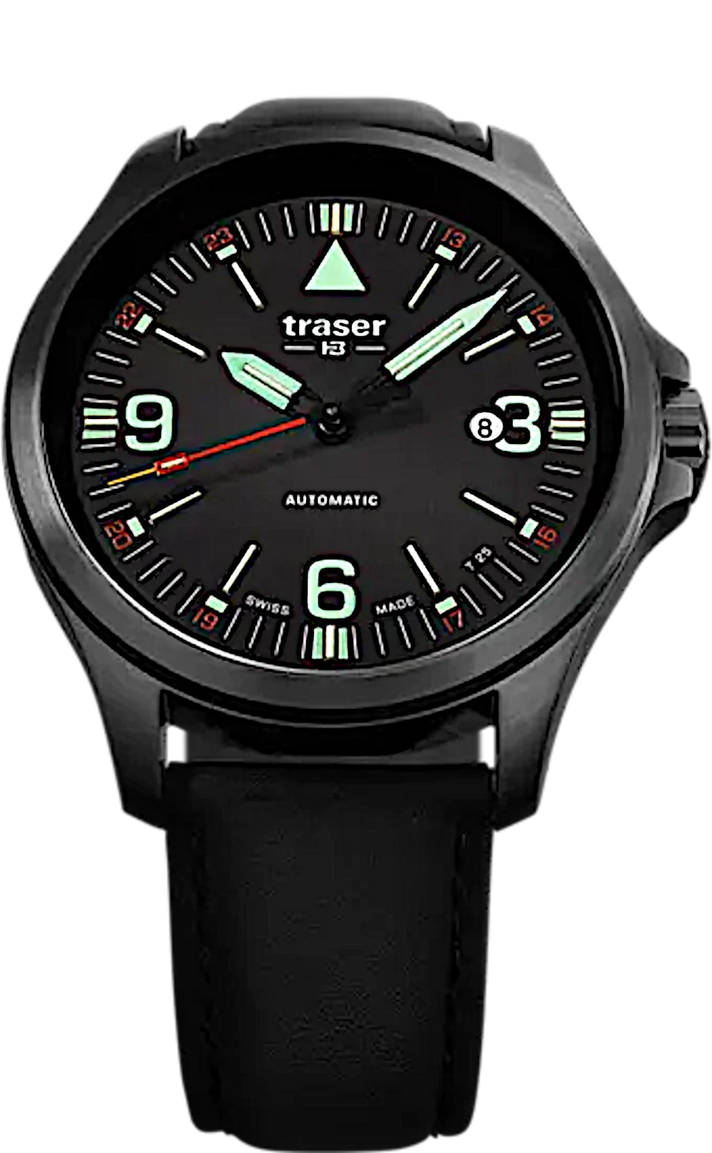 Traser P67 Officer Pro Automatic 108075 Men's Watch • Trigalight H3 • Swiss Made
