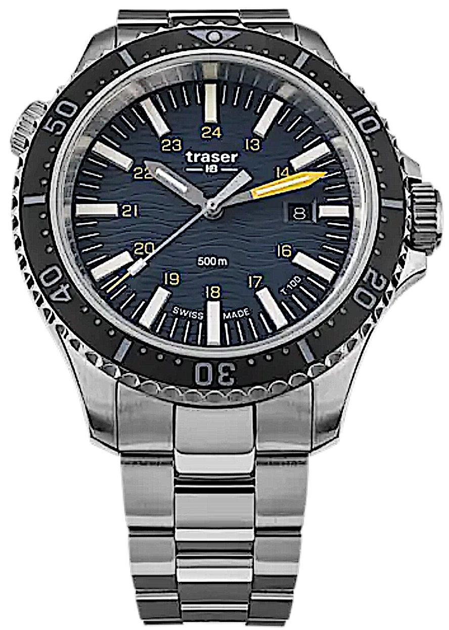 Traser P67 Diver 109370 Men's Watch • T100 Trigalight • 50 bar Water Resistant