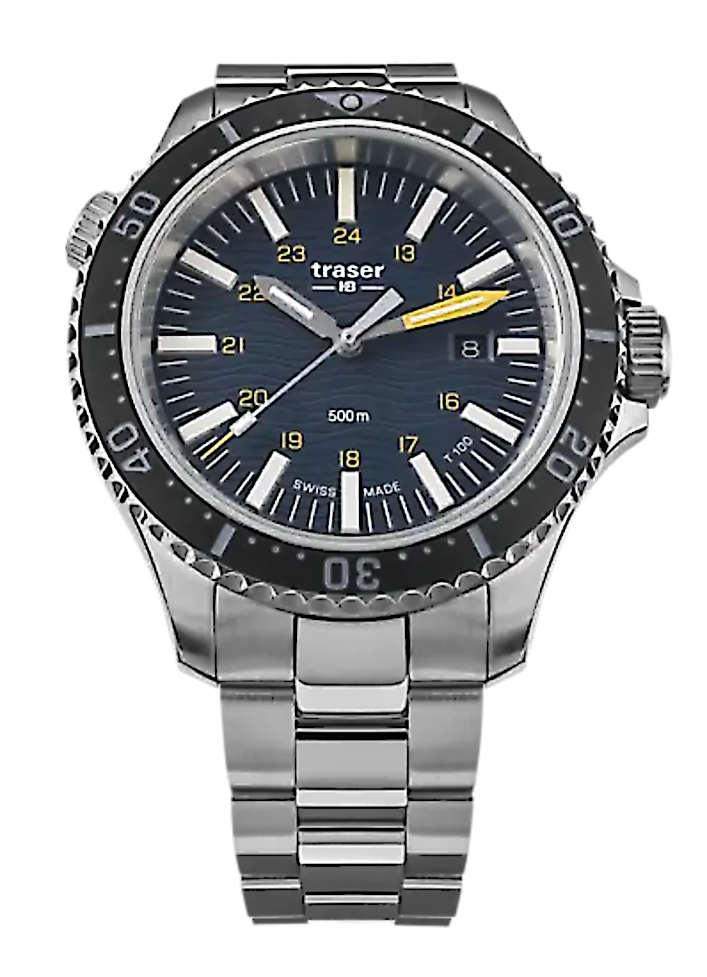 Traser P67 Diver T100 Blue 109372 Men's Watch • Trigalight • 50 bar