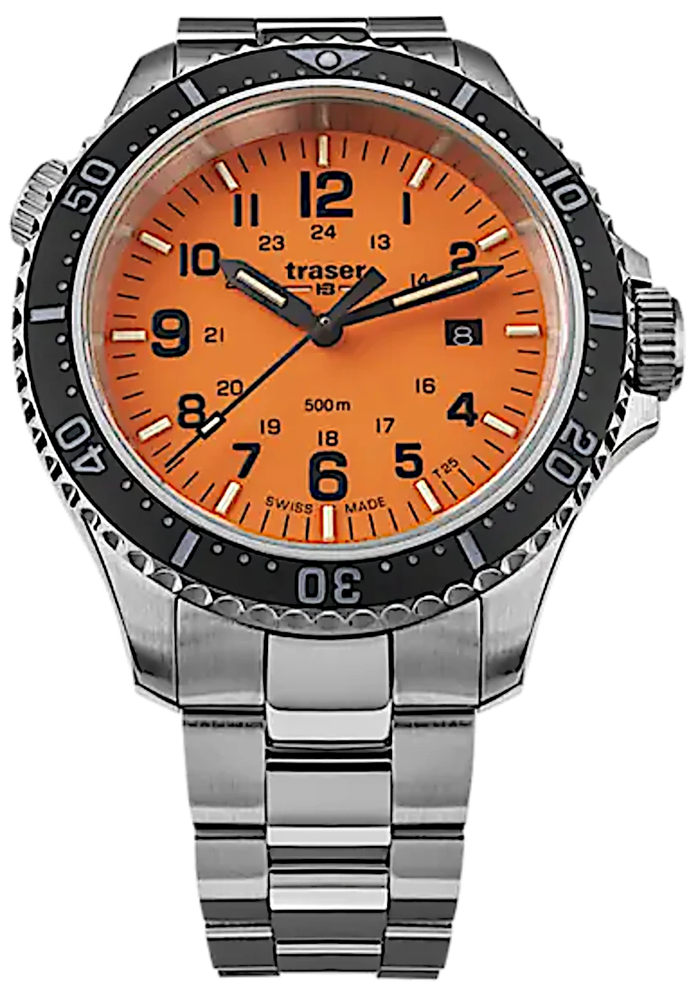 Traser P67 Diver 109379 Men's Watch • Trigalight H3 • 50 bar