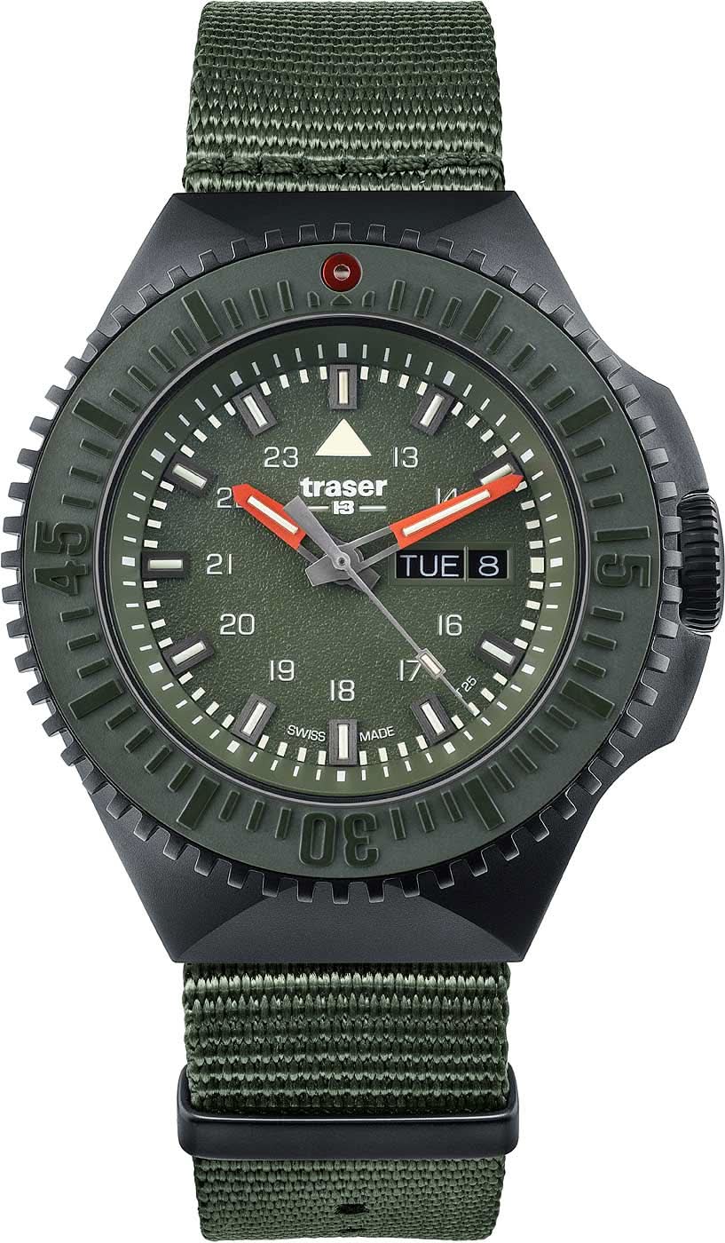 Traser P69 Black Stealth 109858 Men's Watch • H3 Tritium Illumination Technology • Swiss Made