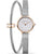 Bering Damenuhr in Roségold mit Mesharmband und passendem Armband