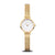 Bering Classic 11022-334 Damenuhr Goldfarben • Saphirglas • Milanaise-Armband