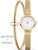 Bering Classic 11022-334 Damen Armbanduhr Goldfarben • Saphirglas • Milanaise-Armband