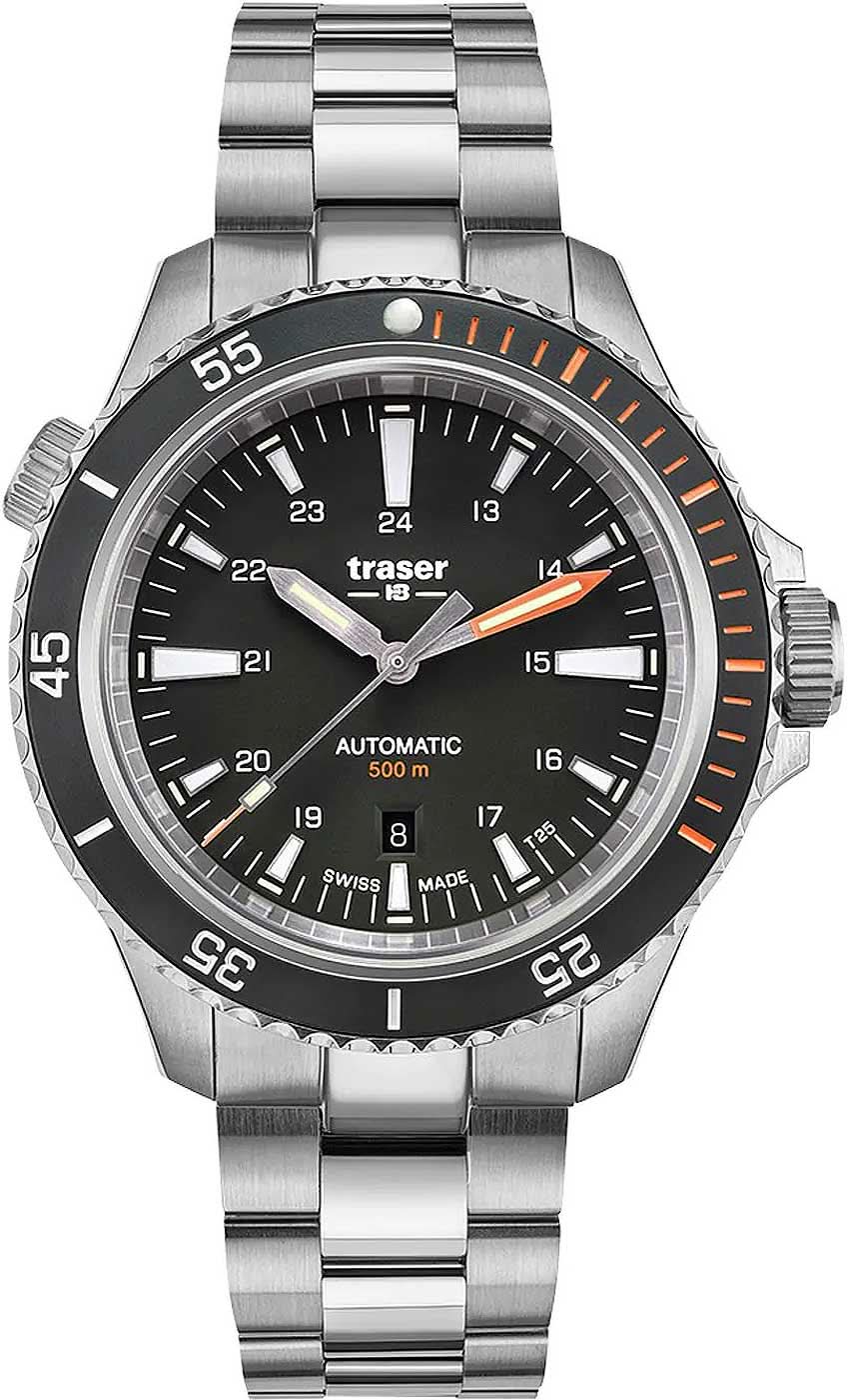 Traser P67 Diver Automatic 110324 Men's Watch • Trigalight H3-Tritium • Swiss Made