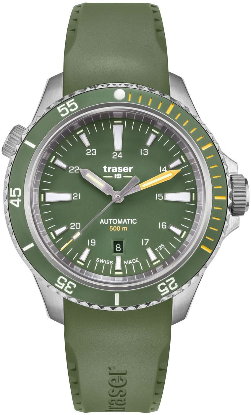 Traser P67 Diver 110327 Men's Watch • H3 Tritium • Swiss Made