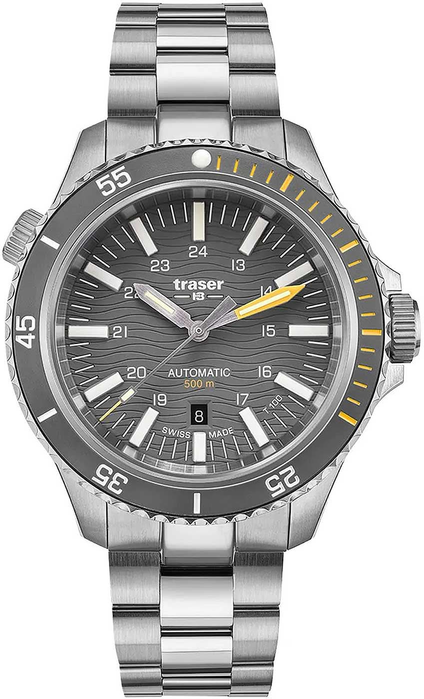 Traser P67 Diver Automatic 110332 Men's Watch • Trigalight H3-Tritium • Swiss Made
