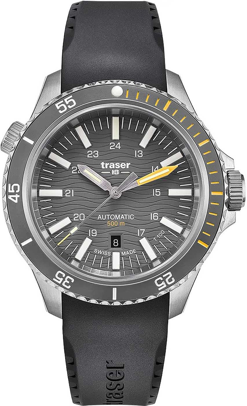 Traser P67 Diver Automatic 110330 Men's Watch • Trigalight H3-Tritium • Swiss Made