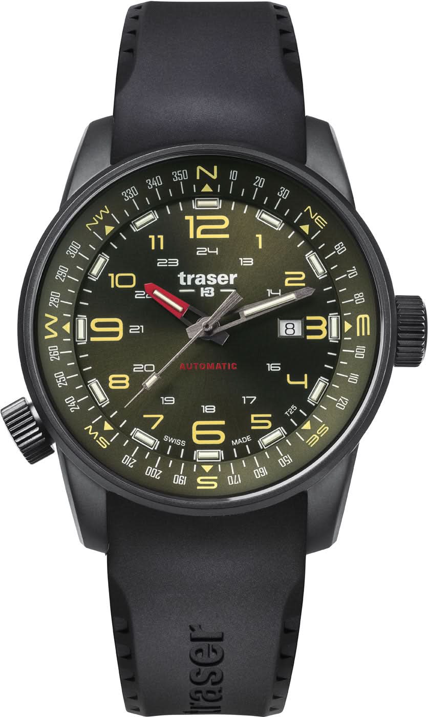 Traser P68 Pathfinder Men's Watch • Trigalight Illumination Technology • Swiss Made
