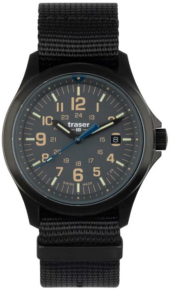 Traser P67 Officer Pro Grey 111072 Men's Watch • Trigalight H3 • Swiss Made