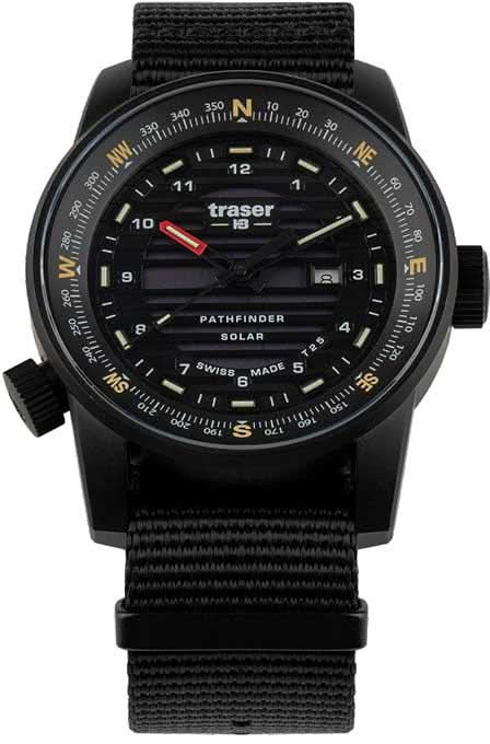 Traser P68 Pathfinder Solar 111392 Men's Watch • Trigalight Illumination Technology • Swiss Made