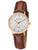 Regent F-1299 Damen Armbanduhr Goldfarben • Mineralglas • Quarzwerk
