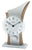 AMS Table Clock 26x14x12 cm Wood • Precise Quartz Pendulum Movement • Elegant Design