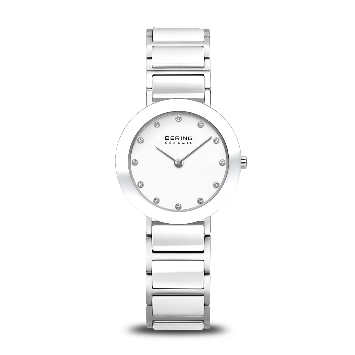 Bering Ceramic 11429-754 Damenuhr Silber • Saphirglas • Hochtech-Keramikarmband