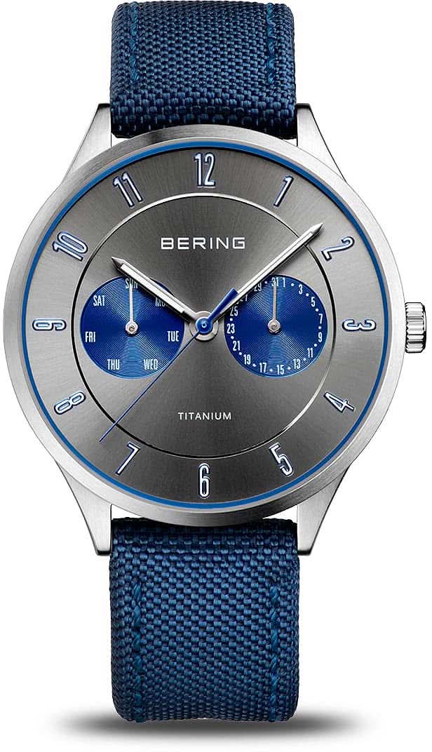 Bering Titanium 11539-873 Men's Watch • Scratch-resistant Sapphire Crystal • Ultra-light Titanium