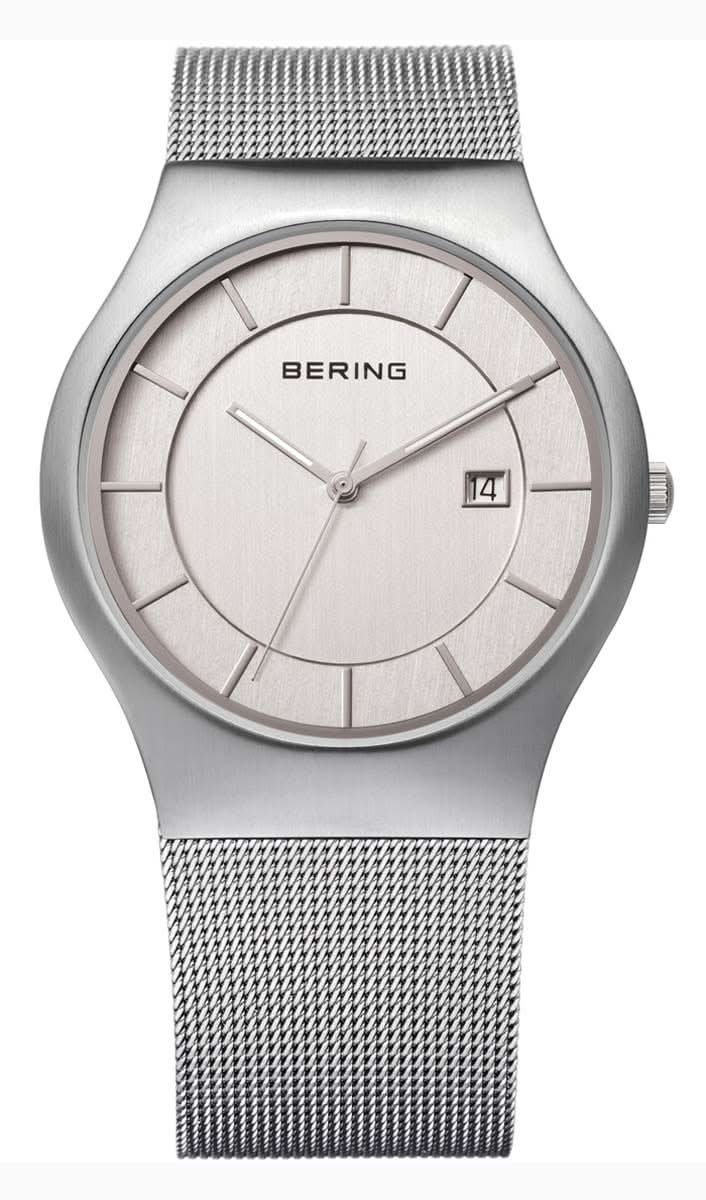Bering Classic 11938-007 Men's Watch • Sapphire Glass • Milanese