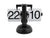 Karlsson Small Flip KA5955BK Tischuhr Schwarz • Klappzahlen-Mechanismus • Retro-Design, Bild 2