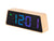 Karlsson Changing Colour LED KA5931 Wecker Bambus • Farbwechselndes LED-Display • USB-Netzbetrieb, Bild 5