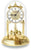 Haller Table Clock 23x15 cm Plastic • Quartz Rotary Pendulum • Classic Design