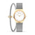 Bering Classic 12131-010 Damenuhr Goldfarben • Saphirglas • Milanese-Armband, Bild 8