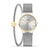 Bering Classic 12131-132-GWP Damenuhr Goldfarben • Saphirglas • Milanaise-Armband mit Charm-Armband, Bild 7